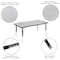 Flash Furniture 76" Oval Wave Grey Table Set-12" Stack Chairs XU-GRP-12CH-A3048CON-48-GY-T-P-GG - alternate 7